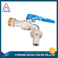 1/2" 3/4" BSP thread one way flow water sanitary hose cock taps wall mounted brass bibcock with lockable in OUJIA VALVE